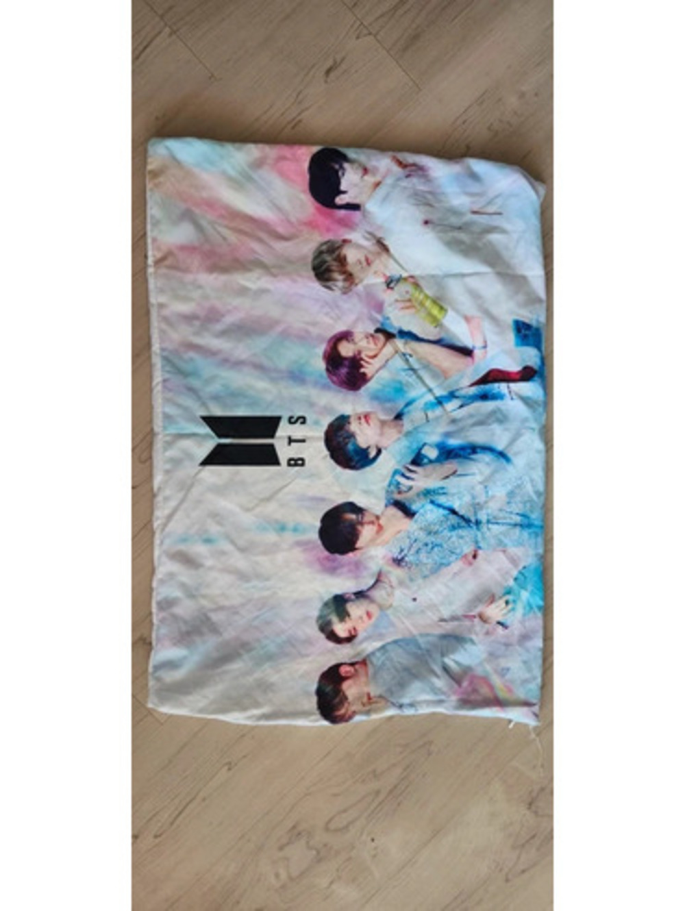 BTS OT7 Queen Size Pillowcase K-Pop Bangtan Boys Group Photo